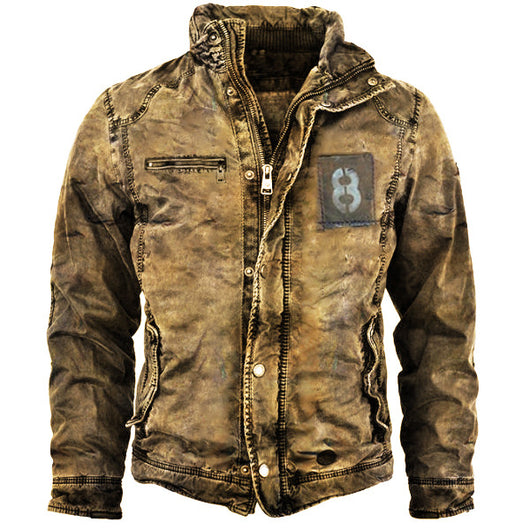 Chaqueta Militar Cuello Alzado Joven Lavada - Uso Exterior - Image 5