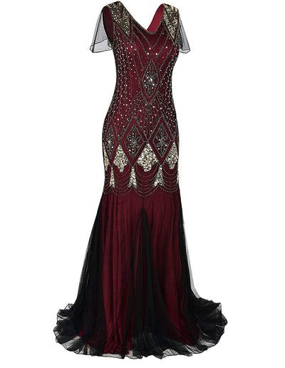 Vestido de Fiesta Talla Grande con Lentejuelas Estilo Vintage - Image 21