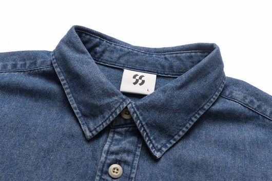 Camisa Denim Suelta Casual de Moda - Image 4
