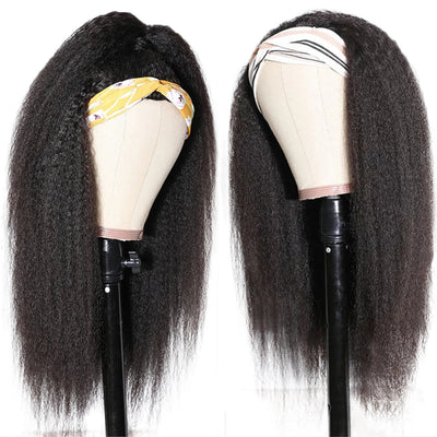 Banda Frontal de Cabello Humano Liso Kinky - Image 3