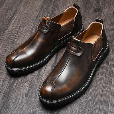 Botas Martin de Cuero para Hombre - Estilo Británico Outdoor - Image 8