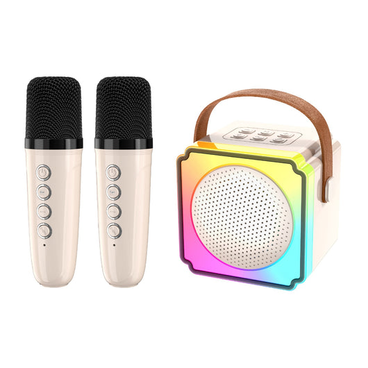 Micrófono Karaoke Doble con Parlante para Interiores y Exteriores - Image 5