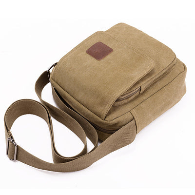 Bolsa de Lona para Hombre - Mochila Bandolera de Estilo Casual - Image 5