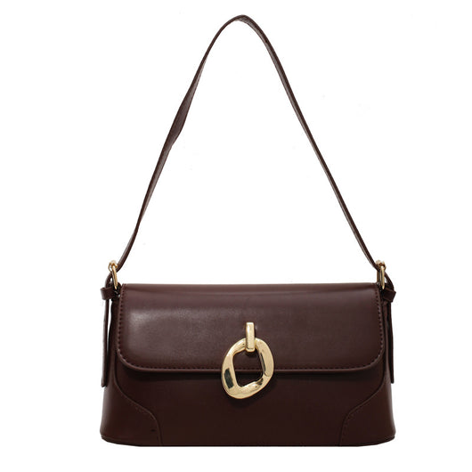 Bolso Cuadrado Pequeño con Cierre de Metal y Asa de Hombro - Image 4