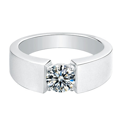 Anillo de Moissanita para Hombre - Diseño Elegante y Moderno - Image 3