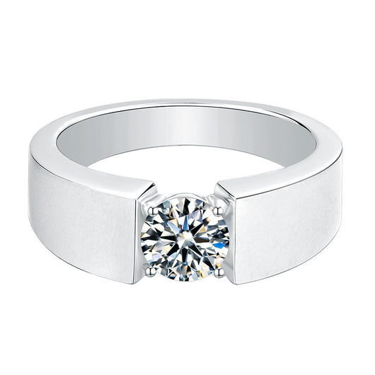 Anillo de Moissanita para Hombre - Diseño Elegante y Moderno - Image 3