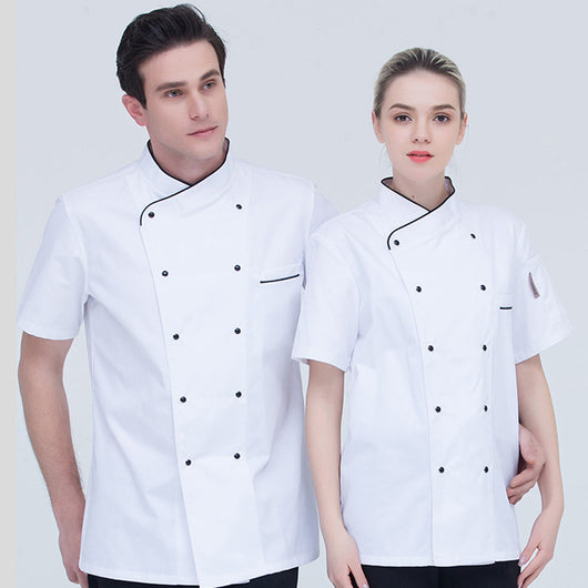 Uniforme de Chef Pastelero Manga Corta Profesional - Image 7