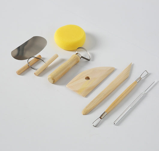 Set de 8 Herramientas de Cerámica Artesanal para Principiantes - Image 18