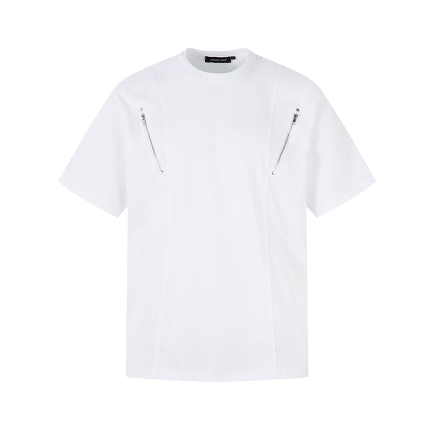 Playera de Manga Corta con Costuras de Personalidad