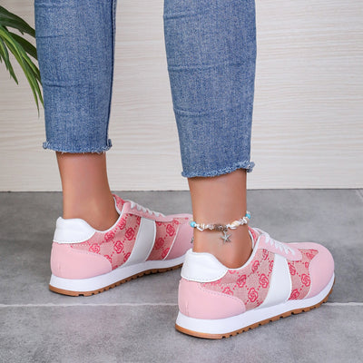 Zapatos Casuales Oversize para Mujer con Encaje Floral y Cordones - Image 20