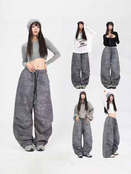 Overoles Retro Gris Carbón para Mujer - Image 9