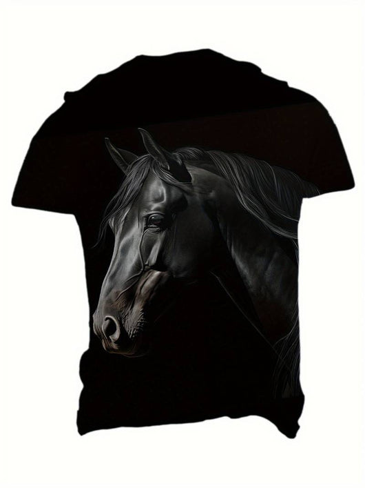 Camiseta Manga Corta con Impresión 3D para Hombre - Image 24