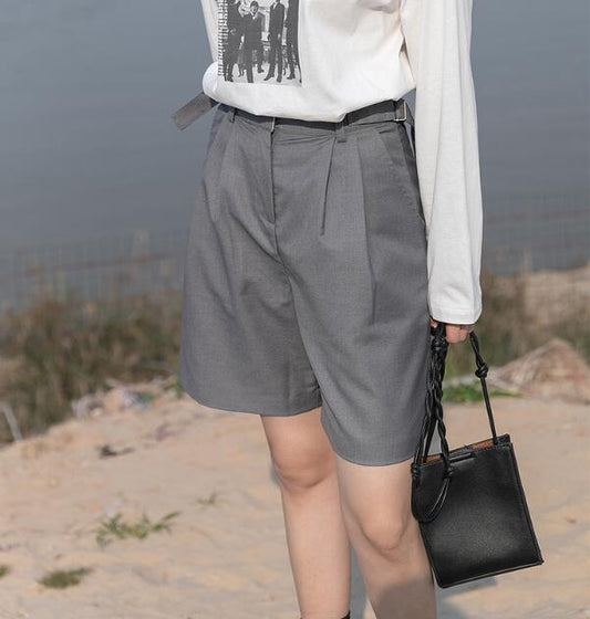Shorts Casuales Holgados de Cintura Alta para Primavera - Image 2