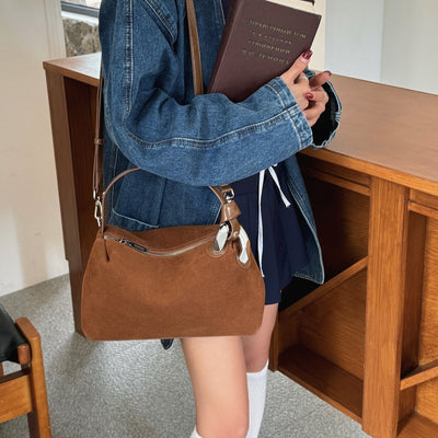 Bolso Crossbody de Ante Gamuza Premium con Diseño Exclusivo para Mujer - Image 17