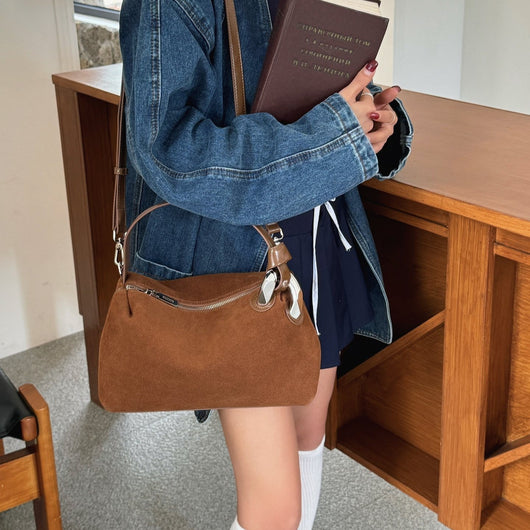 Bolso Crossbody de Ante Gamuza Premium con Diseño Exclusivo para Mujer - Image 17