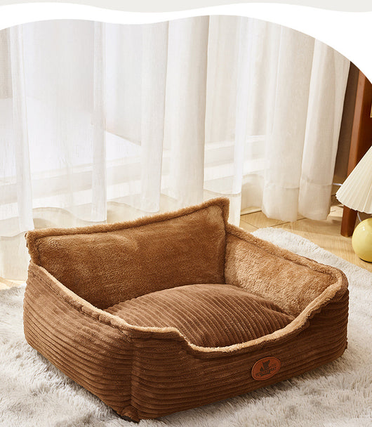 Cama Convertible para Perros y Gatos - Nido Térmico 4 Estaciones con Cojín Desmontable - Image 11