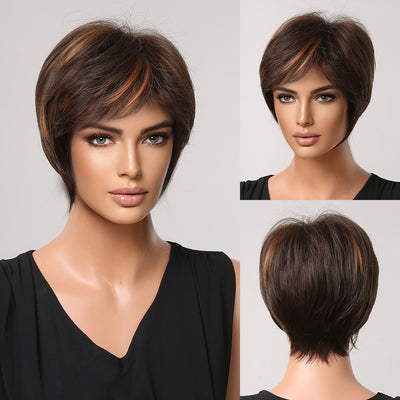 Corte Corto Rizado y Ondulado para Rostro Redondo - Estilo Moderno - Image 7