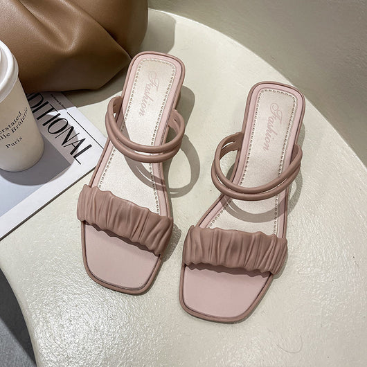 Sandalias Deslizables Gruesas para Mujer - Versátiles y Cómodas - Image 15