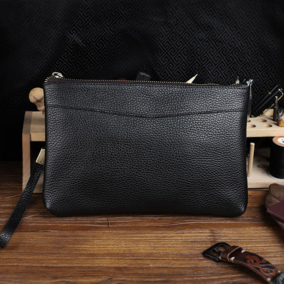 Bolso de Cuero Genuino para Hombre - Diseño Moderno y Versátil