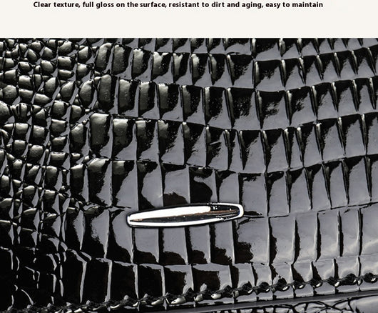 Cartera Larga de Cuero Genuino para Mujer - Image 12