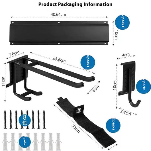Gancho de Pared Ajustable Heavy-Duty para Garaje - Image 9