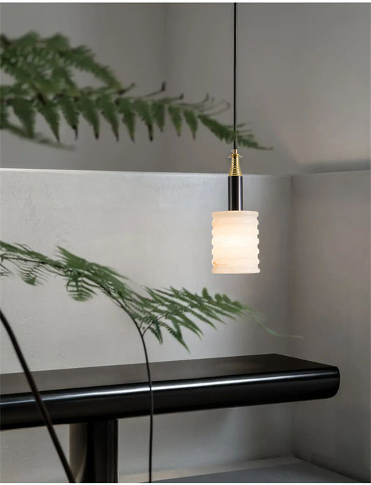 Lámpara Colgante de Mármol Estilo Chino Moderno - Image 8
