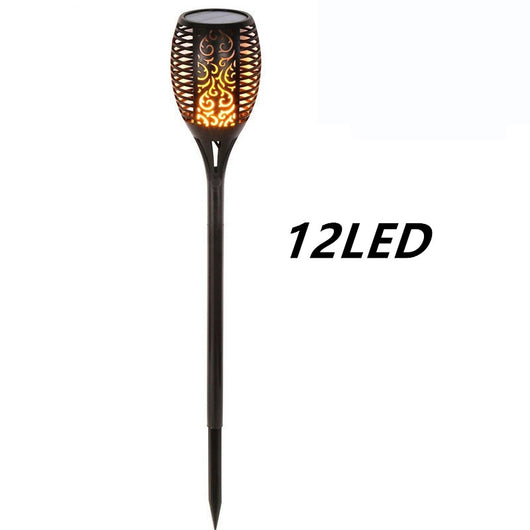 Antorcha Solar LED con Efecto Llama Parpadeante IP65 para Jardín - Image 9