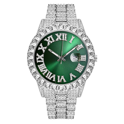 Reloj Dorado Impermeable para Hombre con Numerales Romanos - Image 14