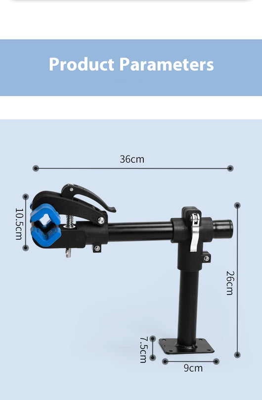 Soporte de Pared para Bicicleta de Montaña con Accesorios de Reparación - Image 6