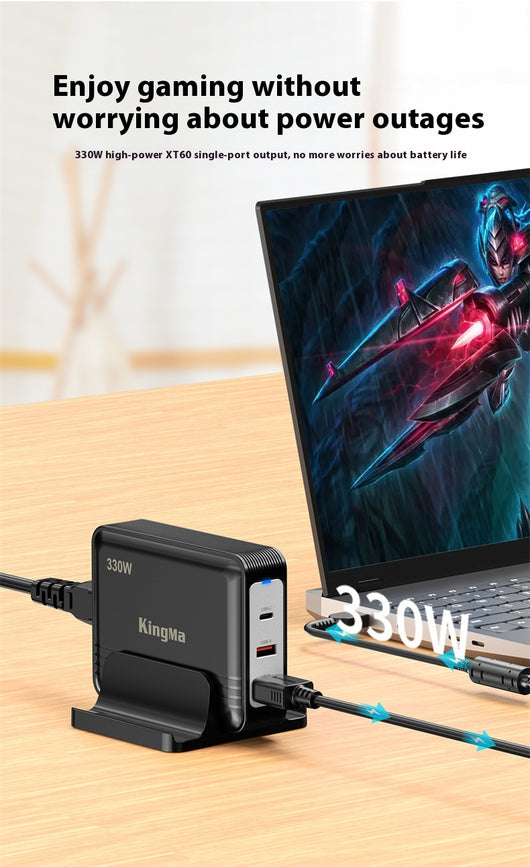 Cargador GaN 330W de Alta Potencia para Laptop y Dispositivos Múltiples - Image 13
