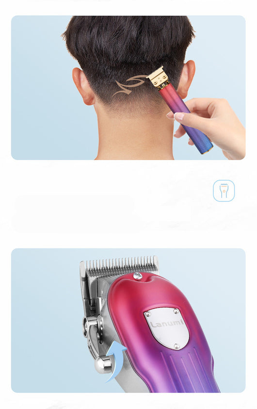 Cortadora de Cabello Profesional 2 en 1 con Grabador de Diseños - Image 13