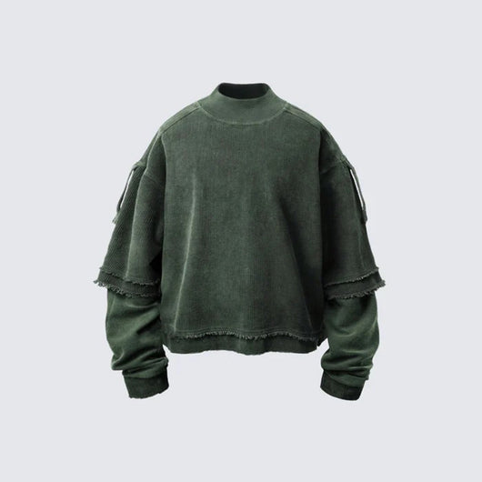 Camiseta Vintage Lavada con Efecto Dos Piezas - Streetwear Americano - Image 2