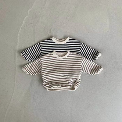Sudadera Holgada a Rayas para Niña - Comodidad Casual - Image 22