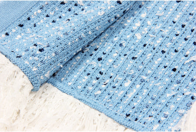 Abrigo Tweed Elegante con Cuello Vuelto y Detalle de Borla - Image 17