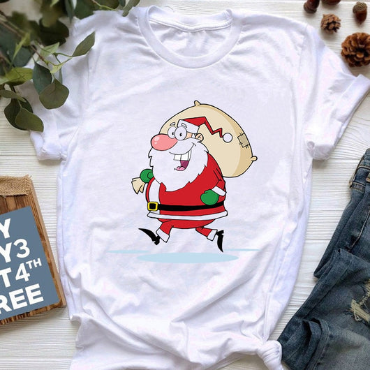 Playera Navideña con Estampado de Reno para Mujer - Image 10