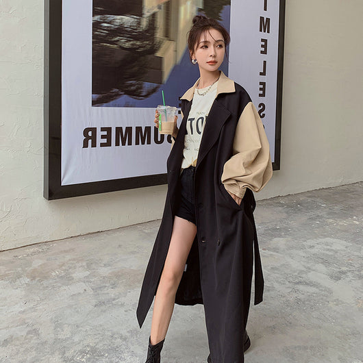 Chaqueta Cortavientos Elegante Larga hasta la Rodilla para Mujer - Image 3