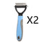 Blue 2pcs 9.5x17.75cm