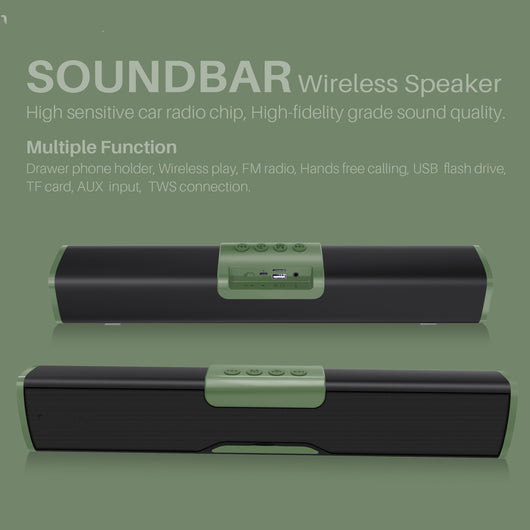 Parlante Bluetooth Portátil con Ranura para Tarjeta - Image 5