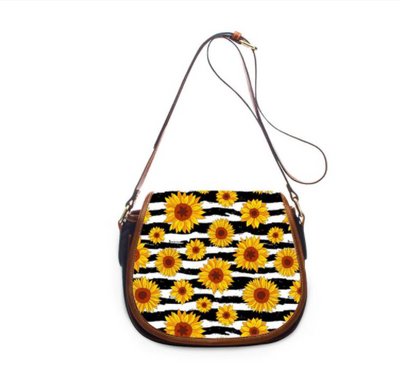 Bolso de Cuero para Mujer con Estampado de Girasoles - Image 18
