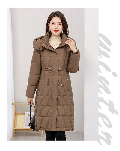 Abrigo Acolchado Slim Fit Talla Grande para Mujer - Invierno - Image 27