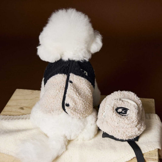 Chaleco de Terciopelo Acolchado Schnauzer Bichon sin Mangas