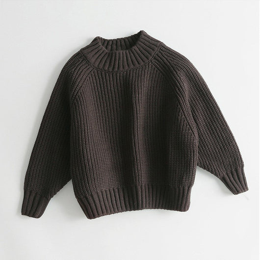 Suéter Acolchado Infantil Cuello Alto Retro para Niños y Niñas - Image 10