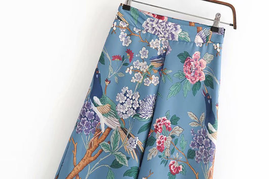 Pantalones de Cintura Alta y Pierna Ancha para Mujer - Image 9