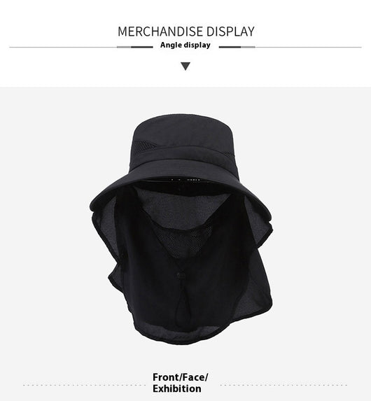 Sombrero Pescador de Ala Ancha con Protección UV para Hombre - Image 19