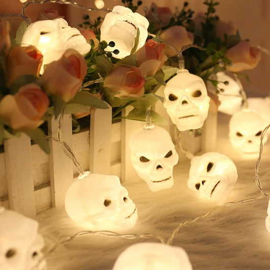 Luces LED Decorativas Temáticas Halloween, Fantasmas, Calaveras y Calabazas - Image 3
