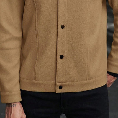 Abrigo de Lana Casual para Hombre con Solapa Elegante - Image 8