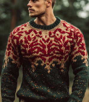 Sudadera Casual para Hombre con Cuello Redondo y Diseño Estampado - Image 6