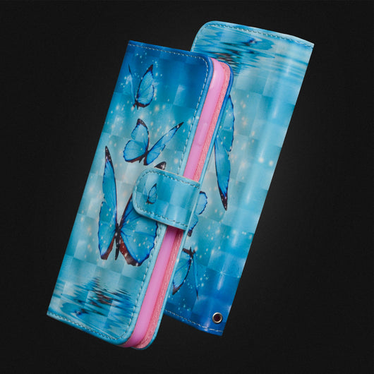 Cartera de Cuero con Estampado de Mariposas - Image 3