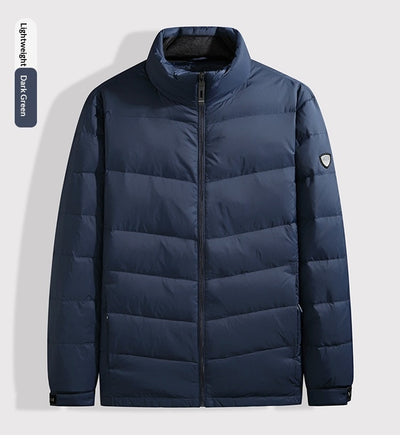 Chaqueta de Plumas para Hombre con Cuello Alto - Abrigo Cálido Otoño Invierno - Image 24