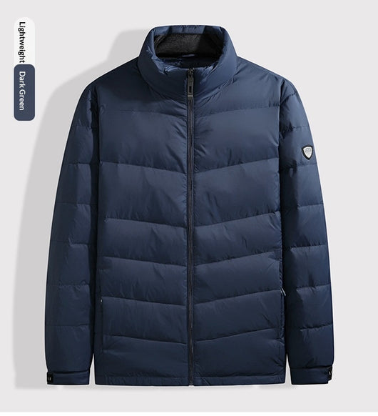 Chaqueta de Plumas para Hombre con Cuello Alto - Abrigo Cálido Otoño Invierno - Image 24